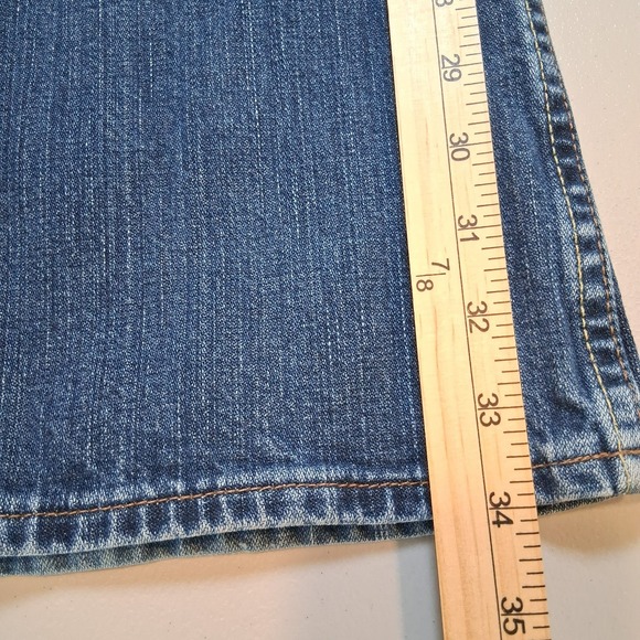 Banana Republic Dark‎ Blue Jeans Mens 36x34 Mid Rise Wide Leg Dark Wash Western - Picture 14 of 14